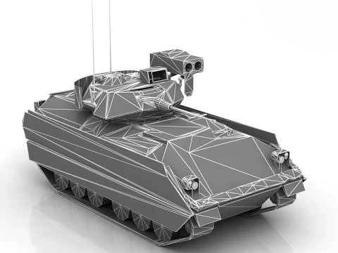 M2A2 Infantry Fighting Vehicle 3D Model