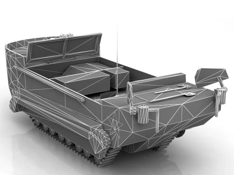 M29 Weasel Military Tank 3D Model