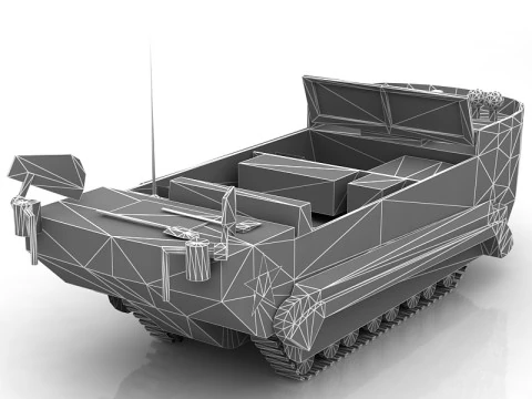 M29 Weasel Military Tank 3D Model