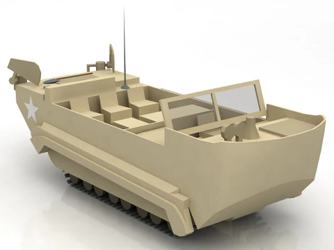 M29 Weasel Military Tank 3D Model