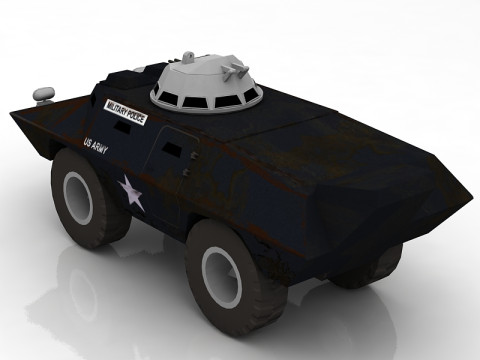 V100装甲巡逻车 3D 模型