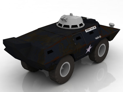 V100装甲巡逻车 3D 模型