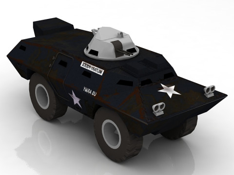 V100装甲巡逻车 3D 模型