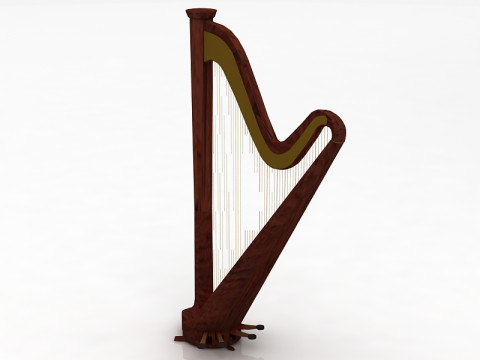 Harp 3D Model