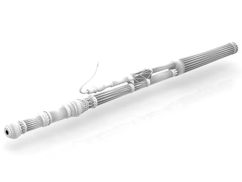 Bassoon Musical Instrument 3D Model