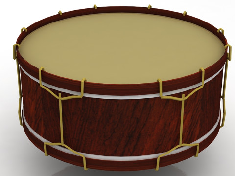 Drum Tambor Percussion Musical Instrument 3D Model
