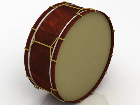 Drum Tambor Percussion Musical Instrument 3D Model