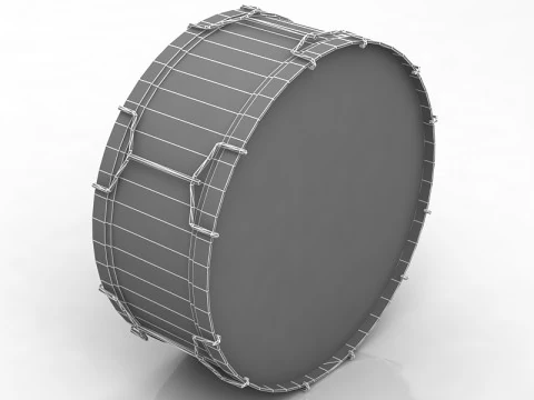 Drum Tambor Percussion Musical Instrument 3D Model