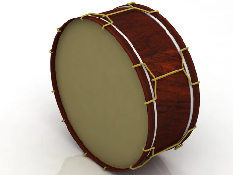 Drum Tambor Percussion Musical Instrument 3D Model