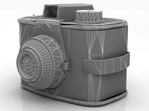 एग्फा क्लैक कैमरा 3D मॉडल