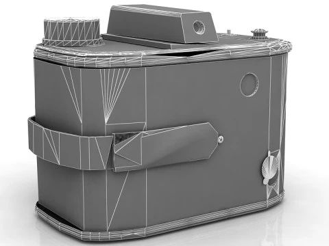 एग्फा क्लैक कैमरा 3D मॉडल