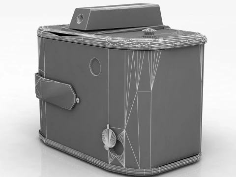एग्फा क्लैक कैमरा 3D मॉडल