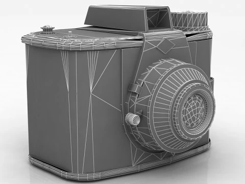 एग्फा क्लैक कैमरा 3D मॉडल