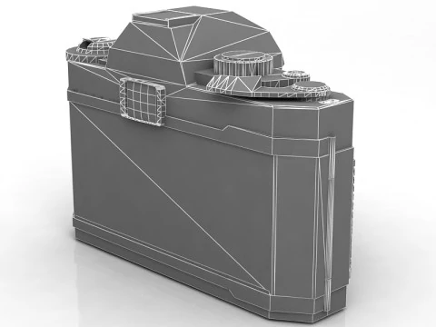 Cosina Photo Camera 3D Model
