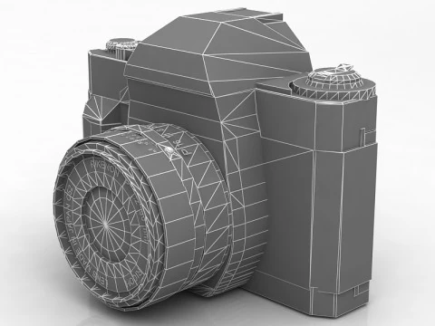 Cosina Photo Camera 3D Model