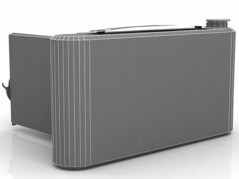 빈티지 코닥 사진 카메라 3D 모델