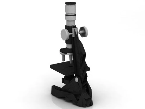 Microscopio Modelo 3D