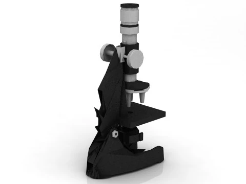 Microscopio Modelo 3D
