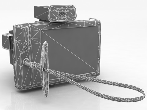 Полароидная камера 3D Модель
