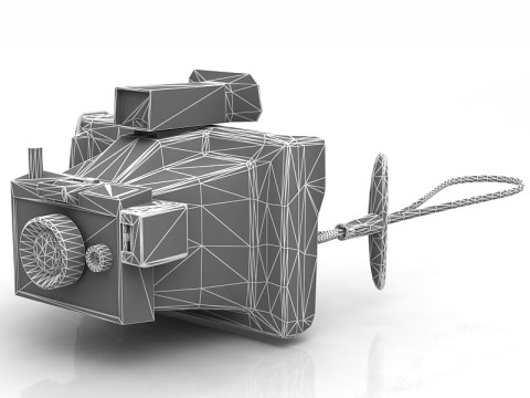 Полароидная камера 3D Модель