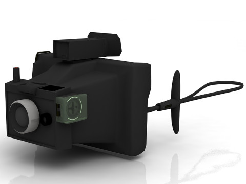 Полароидная камера 3D Модель