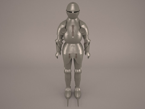 중세 기사 갑옷 3D 모델