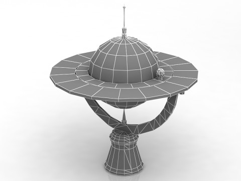 Globe Vintage 3D Model
