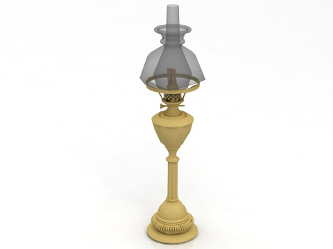 오일램프 3D 모델