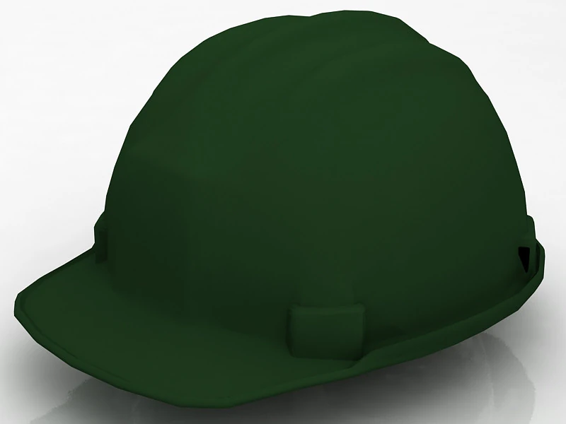 Schutzhelm &ndash; Bauausr&uuml;stung 3D Modell .c4d .max .obj .3ds .fbx .stl .blend 