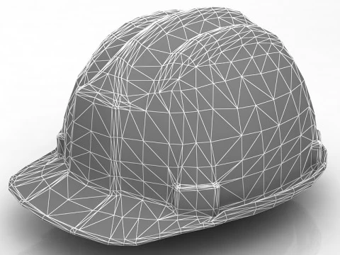 Schutzhelm &ndash; Bauausr&uuml;stung 3D Modell
