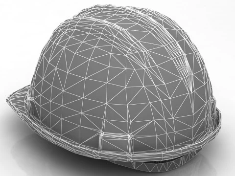Schutzhelm &ndash; Bauausr&uuml;stung 3D Modell
