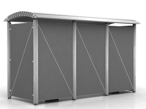 Otob&uuml;s durağı 3D Model