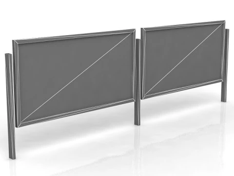 Old Billboard 3D Model