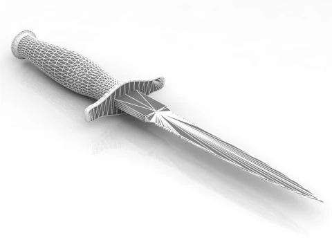 KABAR Knife 3D Model