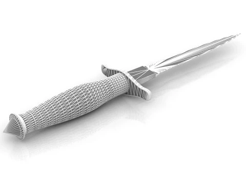 KABAR Knife 3D Model