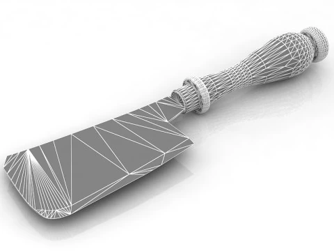 Hackmesser 3D Modell