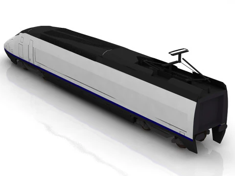Siemens AVE S103 High Speed Train 3D Model