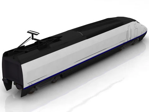 Siemens AVE S103 High Speed Train 3D Model