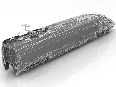 Siemens AVE S103 High Speed Train 3D Model