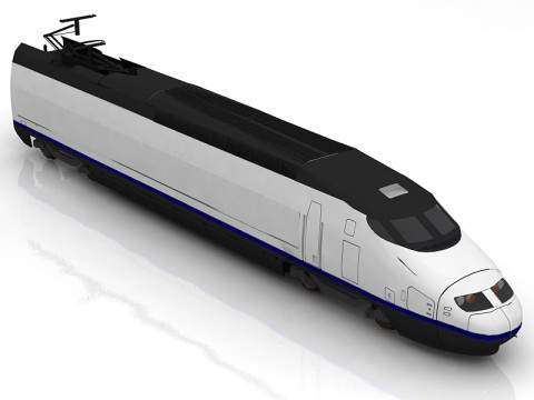지멘스 AVE S103 고속열차 3D 모델