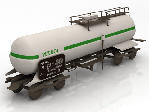 Причіп-цистерна 3D Модель