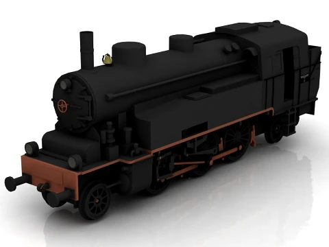 Steam Germany Locomotive VLC 75 Modelo 3D