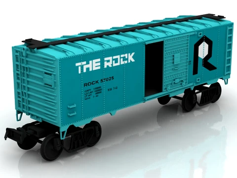 Box Car A406 Modelo 3D