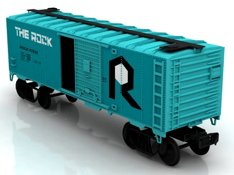 Box Car A406 3D Model