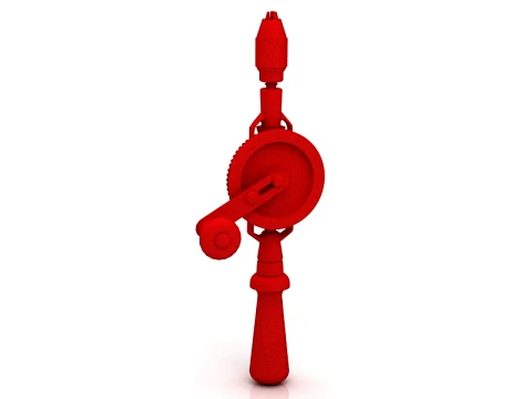 Manual Hand Drill 3D Model