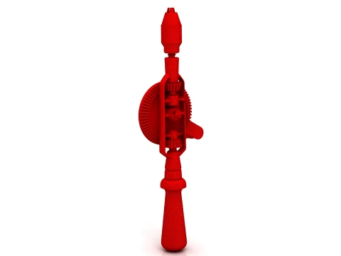 Manual Hand Drill 3D Model