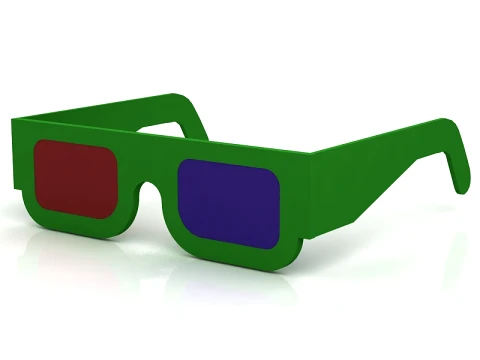 3D Glasses Modelo 3D
