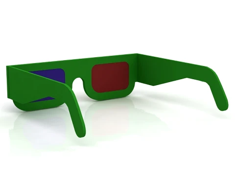 3D Glasses 3D Model