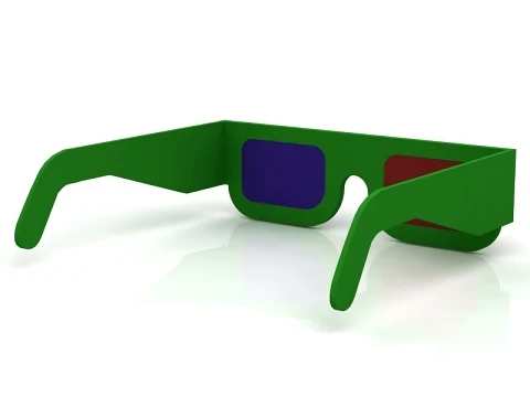 3D Glasses 3D Model