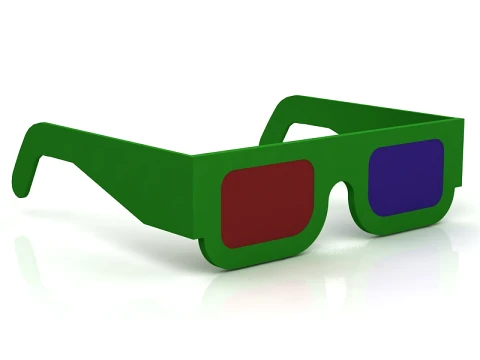 3D Glasses 3D Model